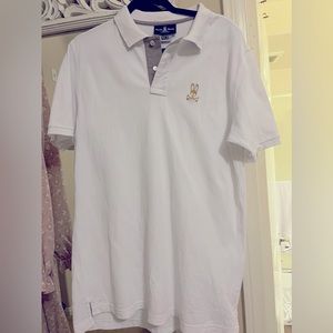 White Psycho bunny polo